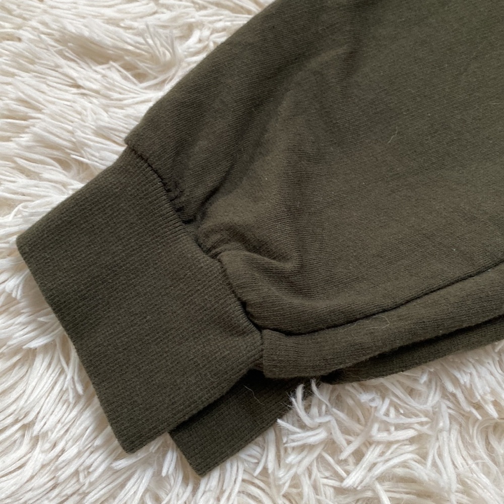 Zenana Drawstring Joggers ๐ Dark Olive - Picture 8 of 10